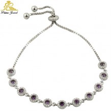 Gümüş Nazar Boncuklu  Bilezik/Bileklik     